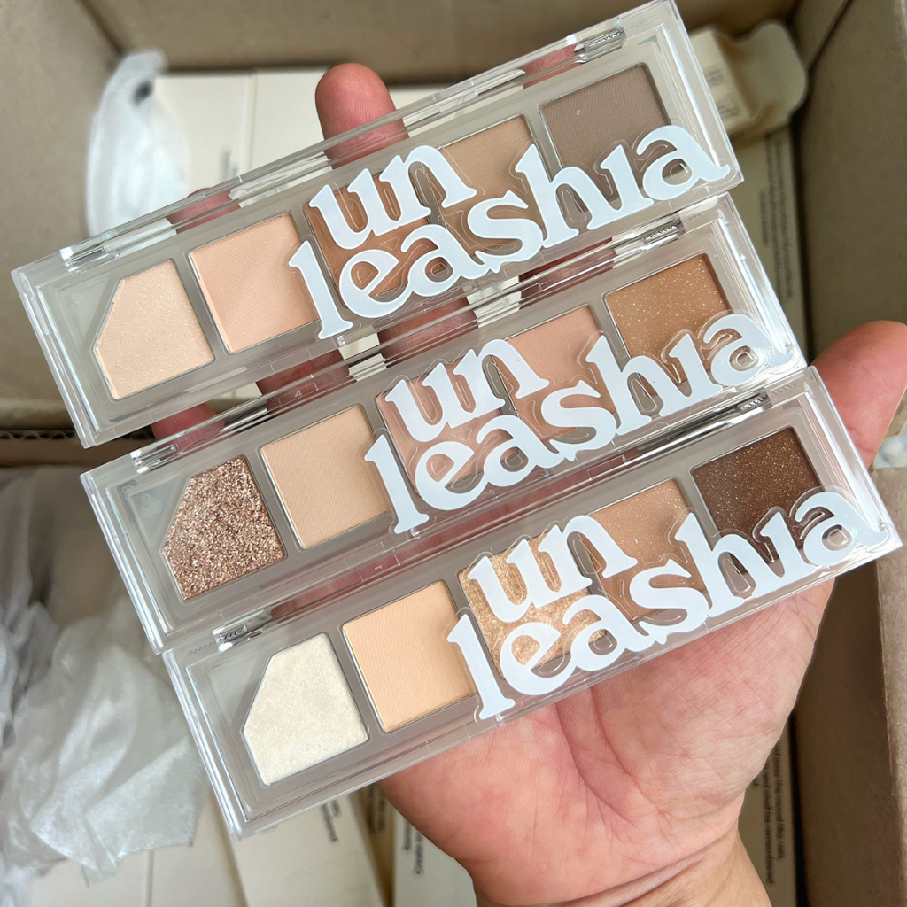 Bảng Mắt Unleashia 5 Ô Mood Shower Eye Palette 3.7g Thuần Chay Bám Màu Tốt Lên Màu Đẹp