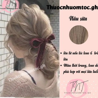 thuốc nhuộm tóc màu nâu sữa