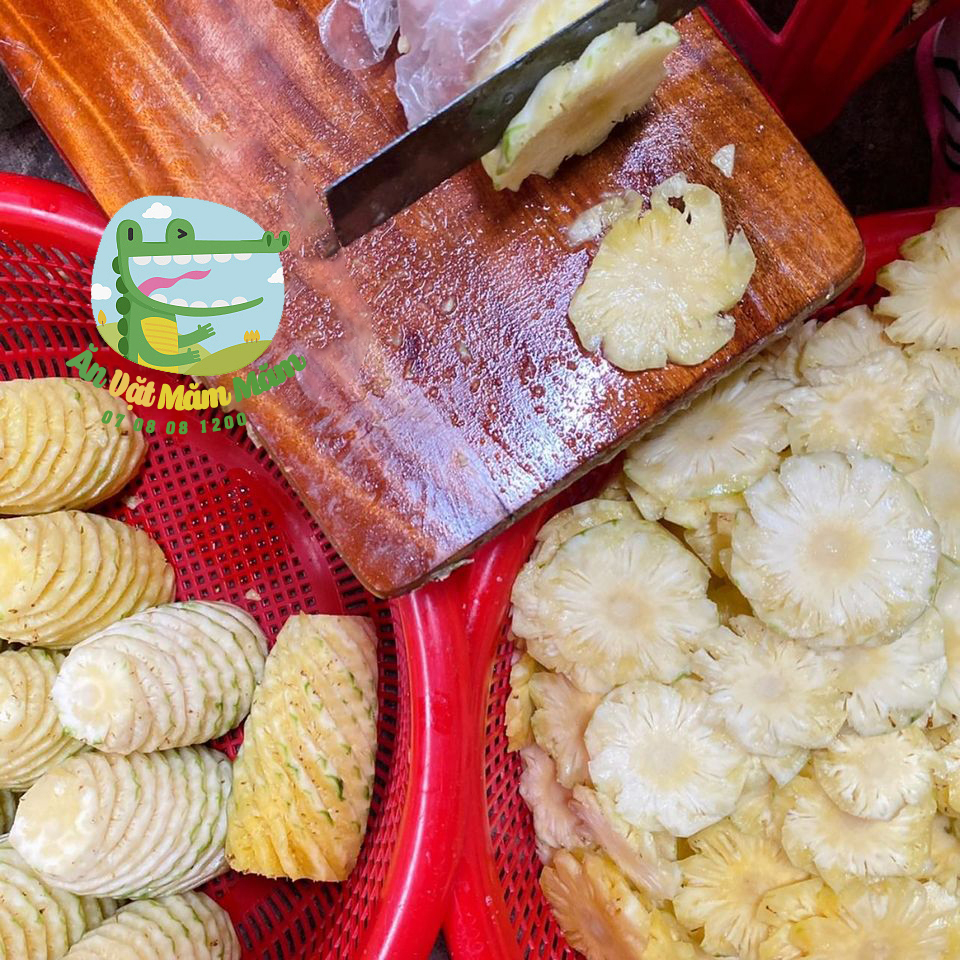 Thơm Thái Sấy Muối Ớt 200gr