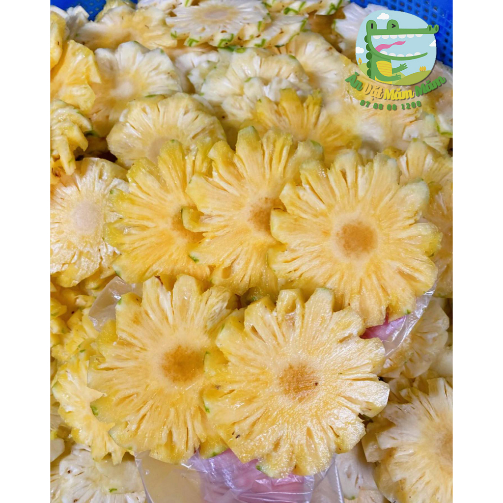 Thơm Thái Sấy Muối Ớt 200gr