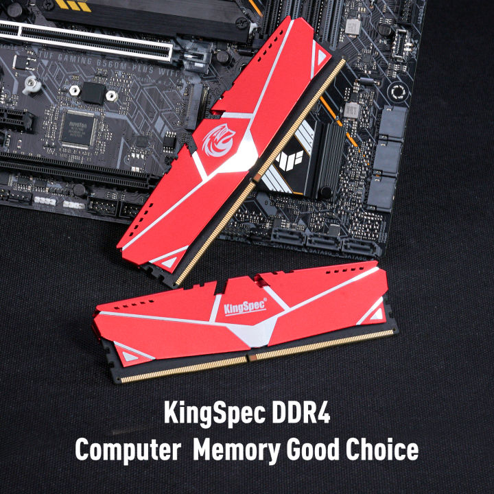 Ram Desktop Kingspec  ddr4 8gb tản thép bảo hành 60 tháng