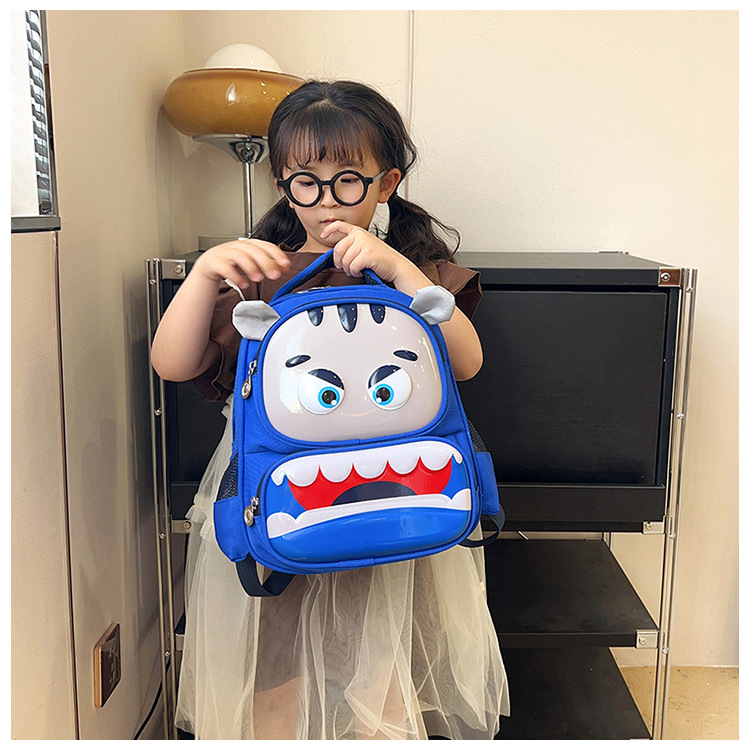 Balo mầm non cặp cho bé trai gái đi học mẫu giáo in 3d ngộ nghĩnh đáng yêu vải oxford cao cấp 1330