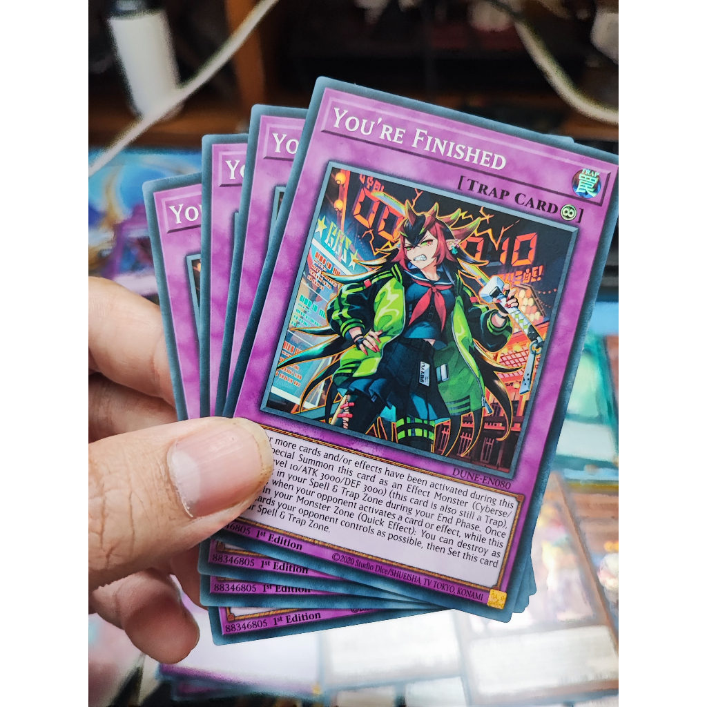 1 lá thẻ bài You're Finished - DUNE-EN080 - Super Rare 1st Edition