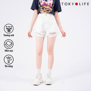 Quần shorts jean nữ tokyolife c9shp007m