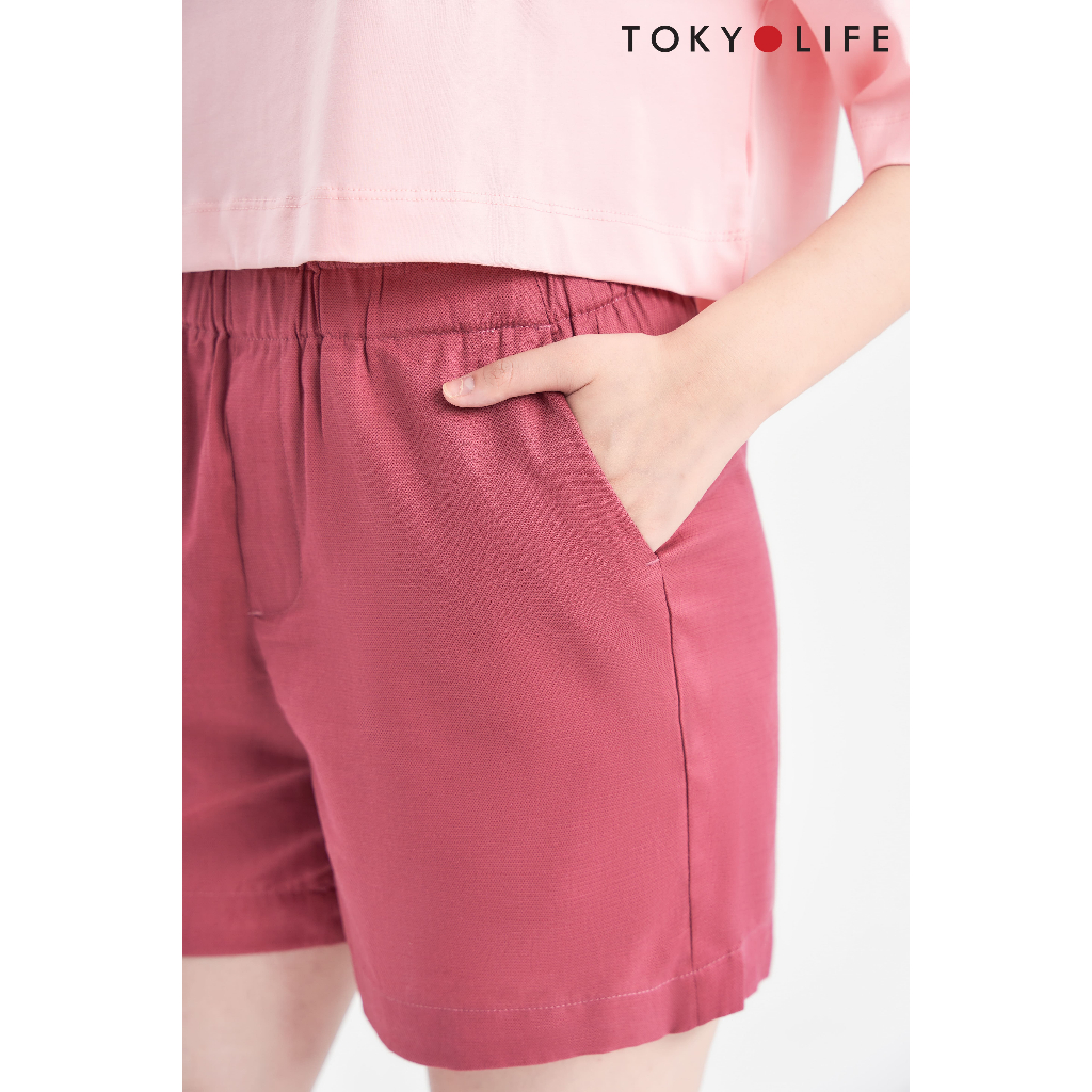 Quần Shorts NỮ linen TOKYOLIFE I9SHP004K