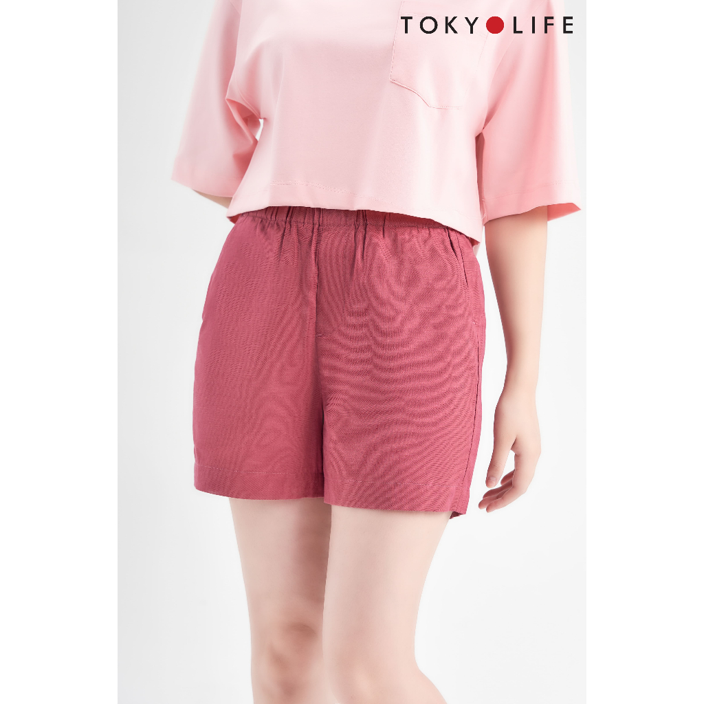 Quần Shorts NỮ linen TOKYOLIFE I9SHP004K