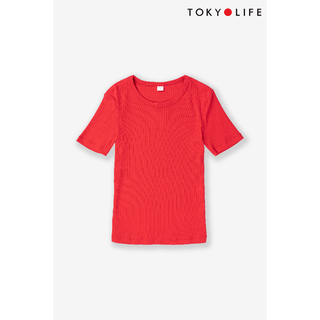 Áo T-Shirt NỮ cổ tròn dáng ôm TOKYOLIFE C9TSH504M