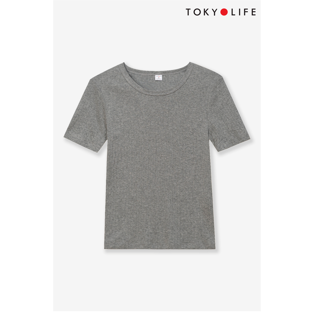 Áo T-Shirt NỮ cổ tròn dáng ôm TOKYOLIFE C9TSH504M