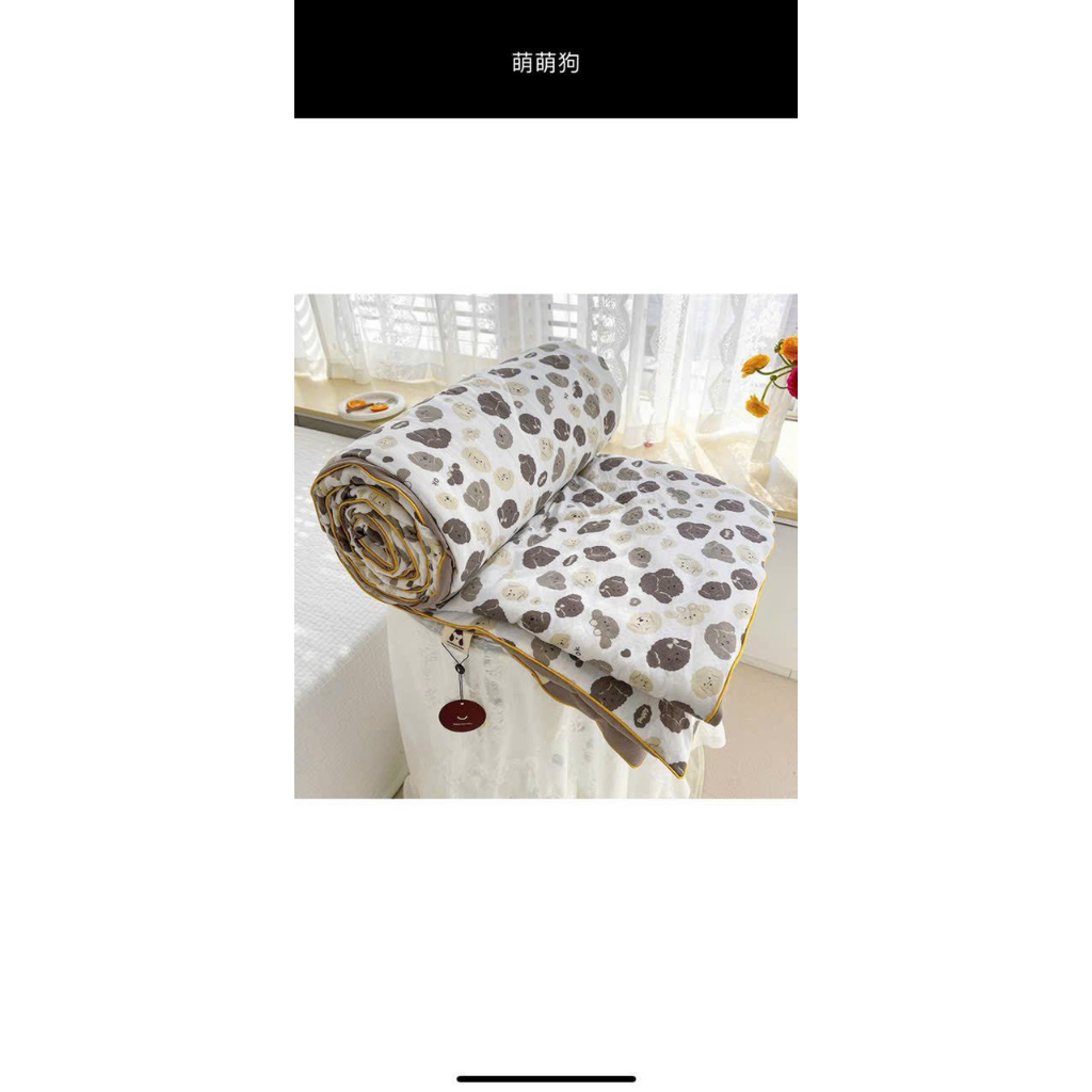 Chăn cotton đũi hè thu , Mền đũi cotton Hàn Quốc chất liệu mềm mại thoáng mát