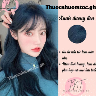 Thuốc nhuộm tóc xanh dương đen + tặng kèm trợ dưỡng - mikeche.hair