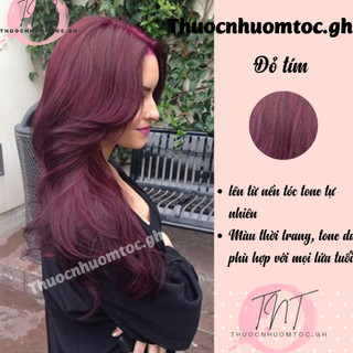 thuốc nhuộm tóc đỏ tím - mikeche.hair