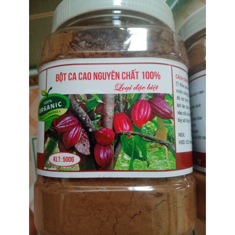 Cacao nguyên chất Đaklak 500gr