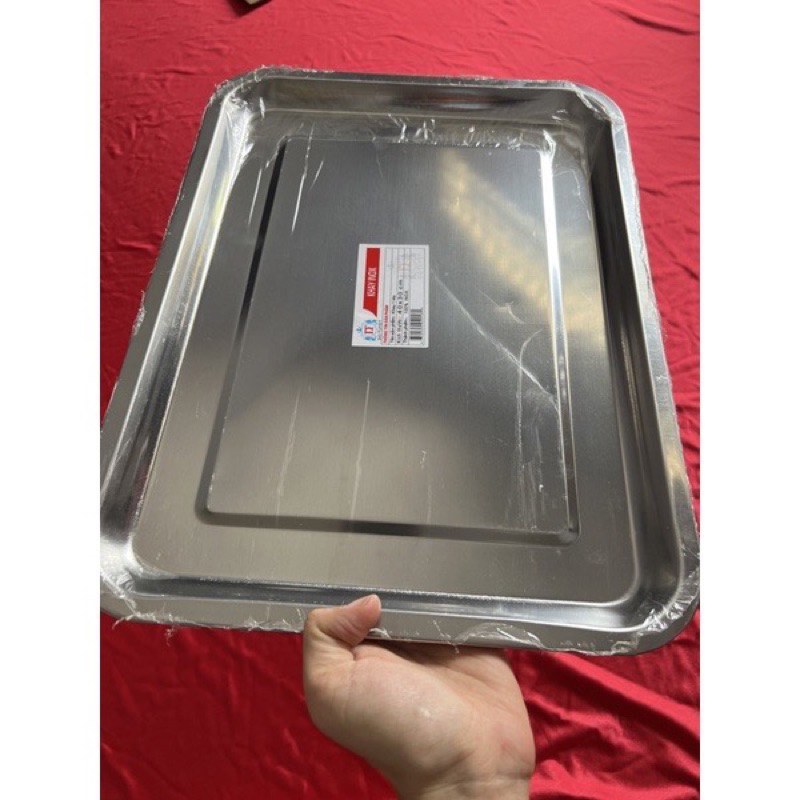Mâm Inox trải khăn