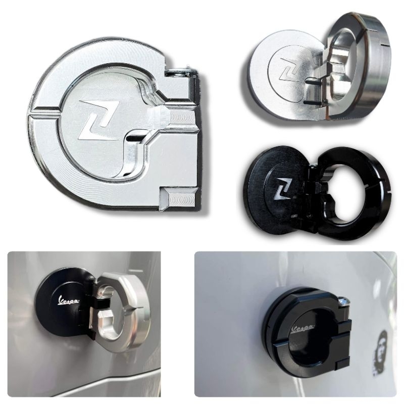 Móc treo đồ Vespa kiểu Zelioni bằng nhôm CNC chắc chắn