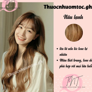 thuốc nhuộm tóc nâu lạnh + tặng oxy trợ dưỡng - mikeche.hair