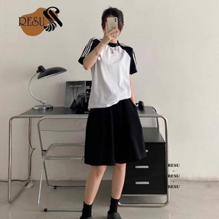 Áo thun Baby Tee RAGLAN trơn thể thao dễ phối đồ, Áo phông nữ chữ siêu đẹp chất thun Resu