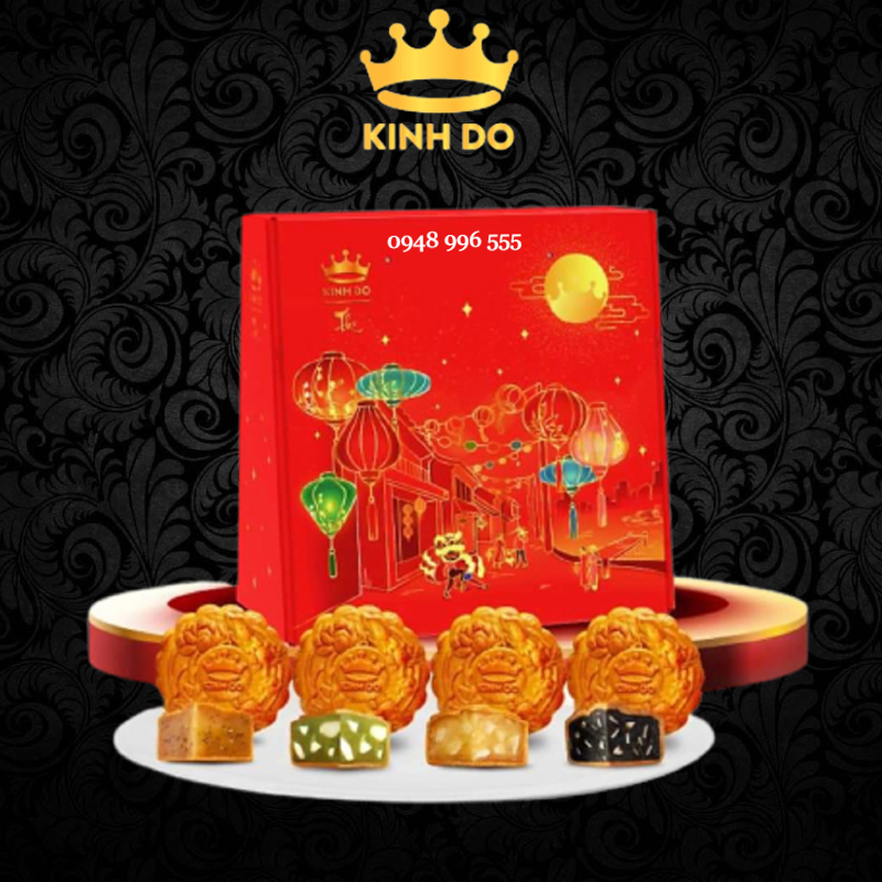 Bánh Trung Thu Kinh Đô Nhiều Vị Trứng Nướng - Dẻo 150G & 180G Đặc Biệt - Quà Biếu Tặng Kèm Hộp Cao Cấp CHÍNH HÃNG