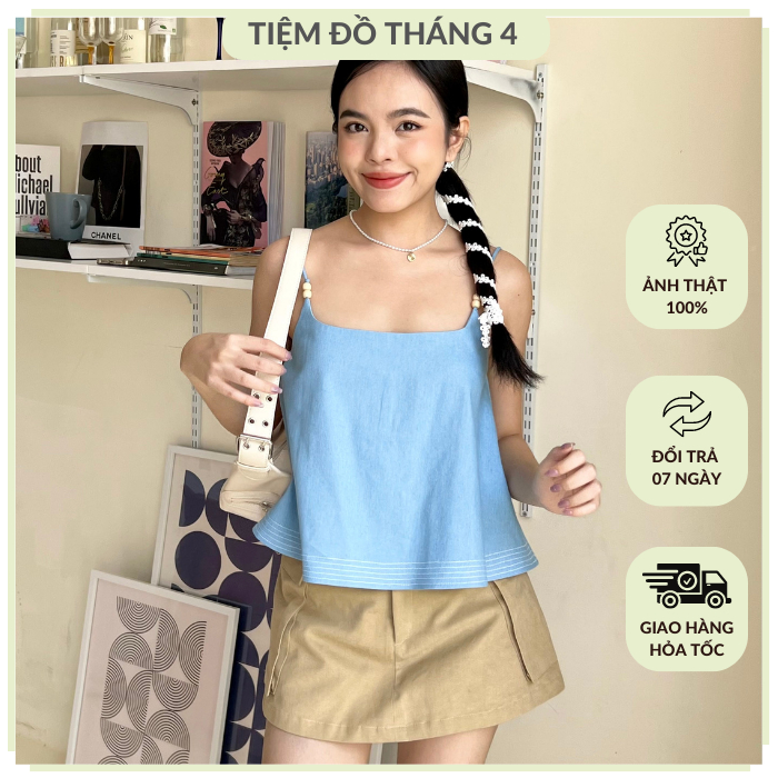 Chân Váy Túi Hộp Phong Cách Y2K Chất Kaki Cá Tính TIỆM ĐỒ THÁNG 4 DERO SKIRT