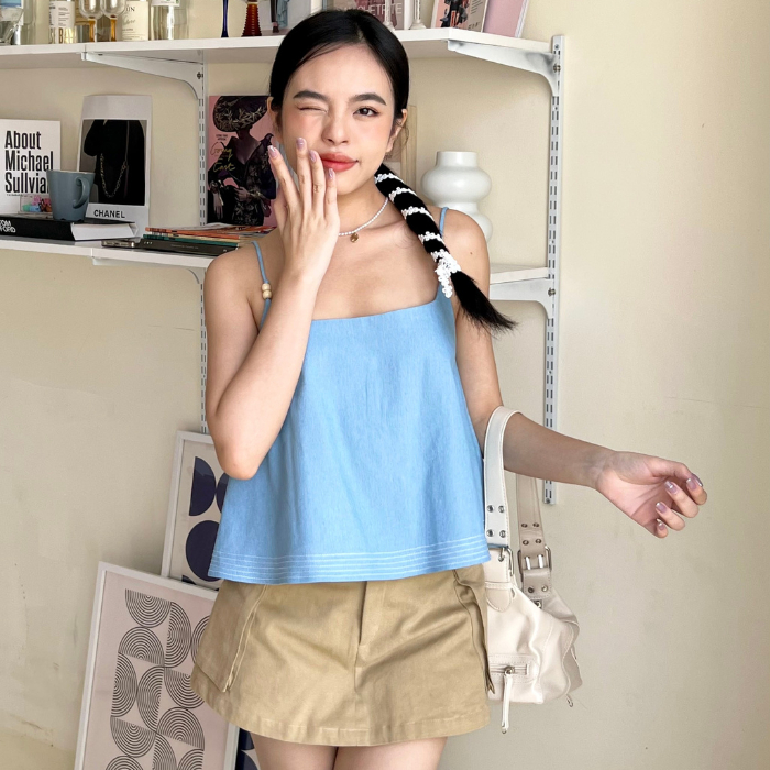 Chân Váy Túi Hộp Phong Cách Y2K Chất Kaki Cá Tính TIỆM ĐỒ THÁNG 4 DERO SKIRT