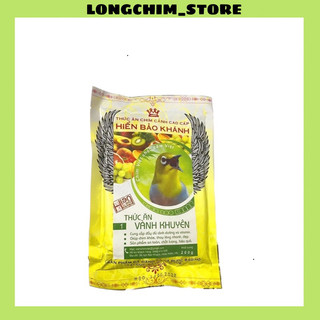 Cám chim khuyên Hiển bảo khánh cho chim líu dưỡng đóng gói 200g hàng chính hãng