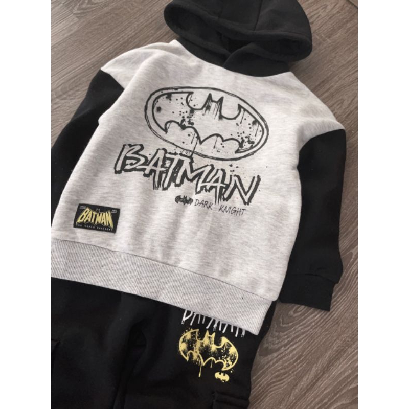Bộ nỉ bông primark batman bé trai