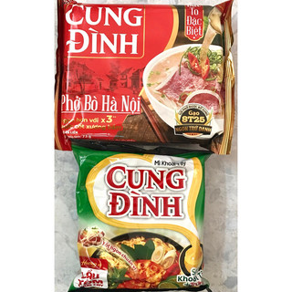 Mì, phở Cung Đình gói lẻ