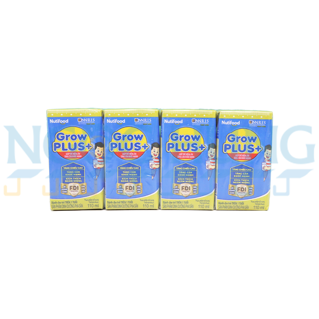 Sữa nước Nutifood Growplus Xanh 110ml - thùng