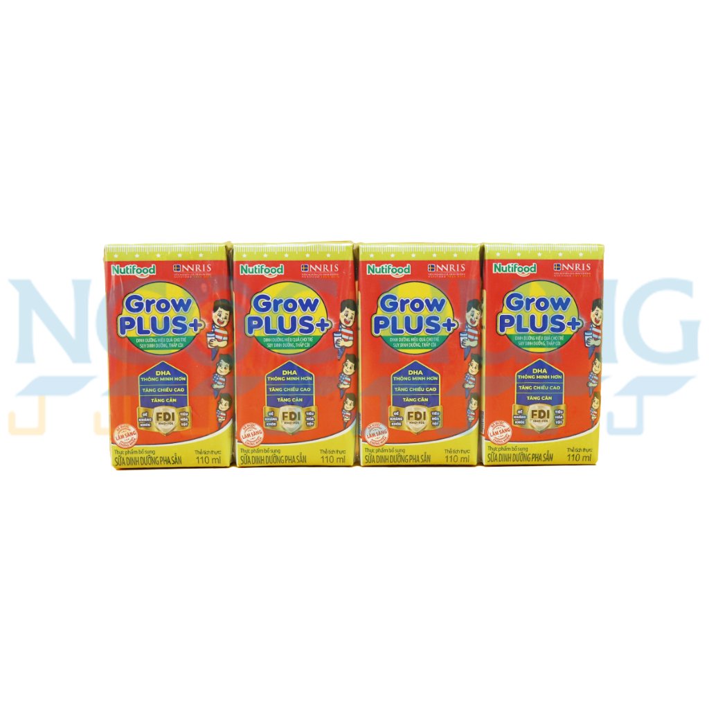 Sữa nước Nutifood Growplus Đỏ 110ml - thùng