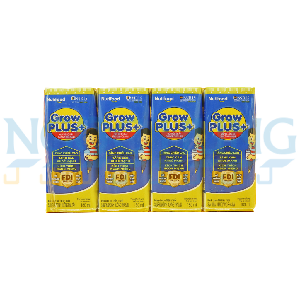 Sữa nước Nutifood Growplus+ Xanh 180ml - thùng