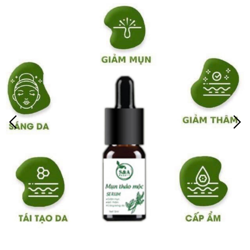 Serum Thảo Mộc Xóa Mụn Mờ Thâm Se Lỗ Chân Lông