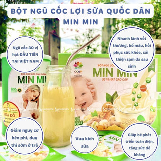Ngũ cốc dinh dưỡng cho mẹ sau sinh Min Mim .