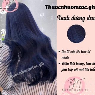 thuốc nhuộm tóc màu xanh dương đen