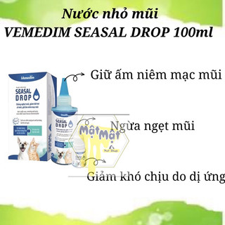 Th uốc nhỏ mũi cho chó mèo seasal drop 100ml