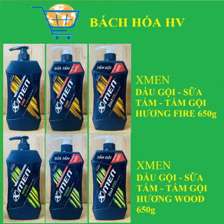 Xmen Dầu gội/Sữa tắm/Tắm gội 650g (FIRE/WOOD) - BACH HOA HV
