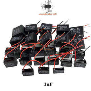 Tụ quạt 1uf 450v dây senju cbb61 chất lượng tốt