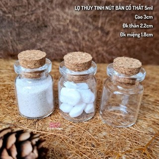 📍[Mua 2 tặng 1]LỌ THỦY TINH NÚT BẦN CỔ THẮT NHỎ🔸️