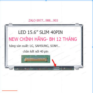 Màn hình laptop 15.6 led mỏng slim 40 chân