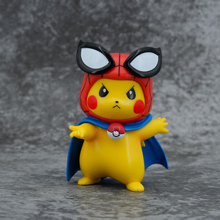 Mô Hình, Figure Pikachu Phiên Bản Spiderman - Full Box Trùm Figure