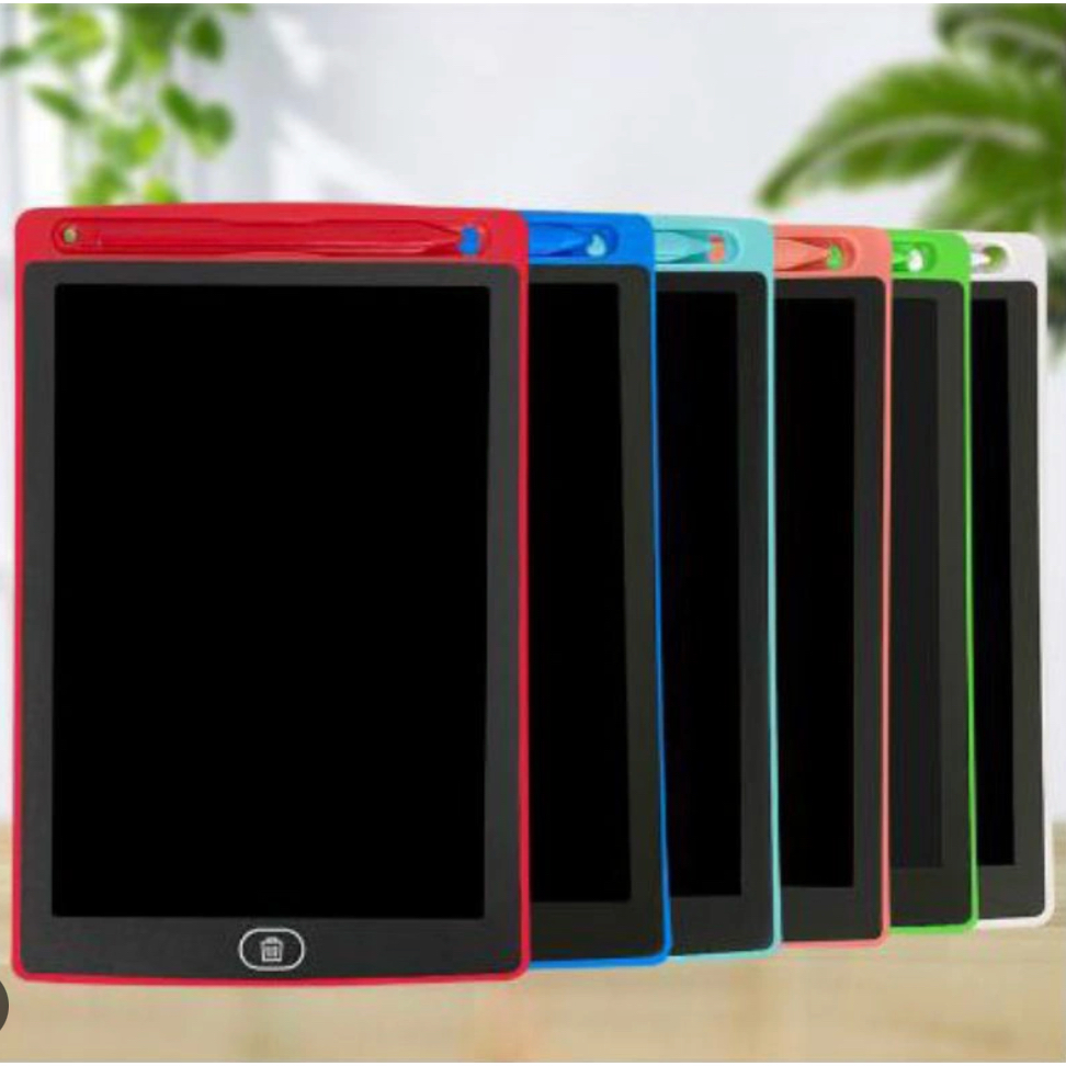 Bảng Viết Vẽ Điện Tử LCD 8.5 Inch Kèm Bút Và Sẵn Pin Tiện Ích Cho Bé