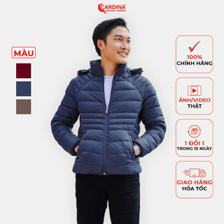 Áo Phao Nam 𝐂𝐀𝐑𝐃𝐈𝐍𝐀 Chần Bông Nhật Cao Cấp Chống Nước Siêu Nhẹ 2PM02