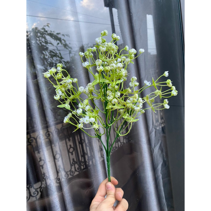 Cành babybaby Nụ- HOA GIẢ,HOA LỤA