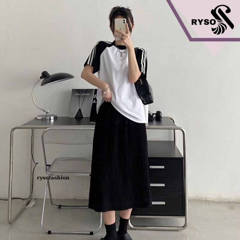 Áo thun Baby Tee RAGLAN trơn thể thao dễ phối đồ RYSO FASHION