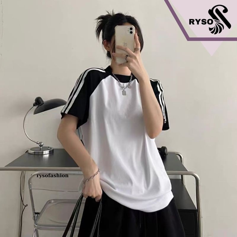 Áo thun Baby Tee RAGLAN trơn thể thao dễ phối đồ RYSO FASHION