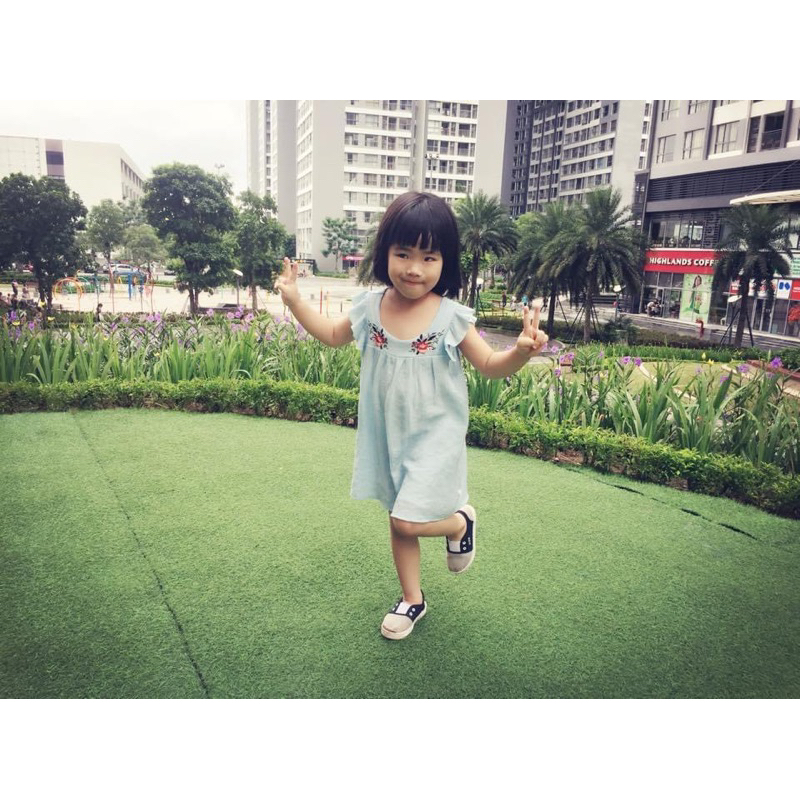 Váy bé gái 3-5 tuổi dưới 22kg