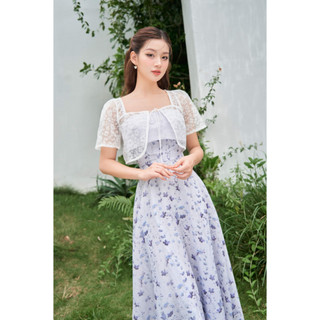 TIELA Áo khoác ren nhẹ-Sana Top