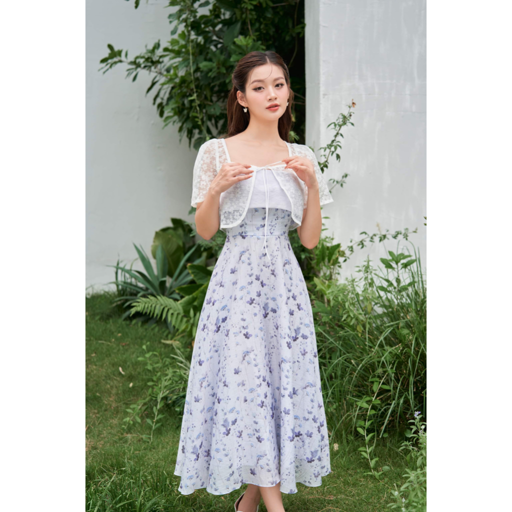 TIELA Áo khoác ren nhẹ-Sana Top