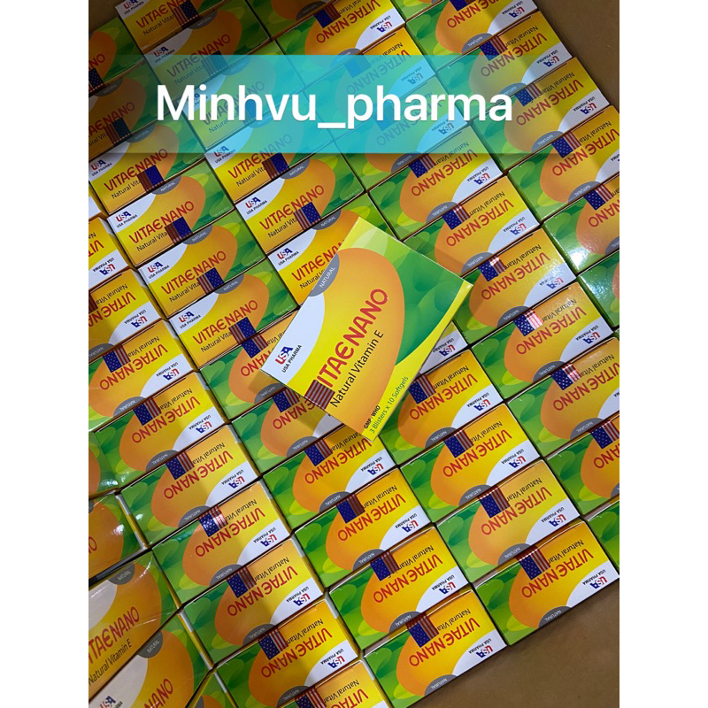 Viên uống đẹp da VITAENANO - Vitamin E chống lão hoá, đẹp da