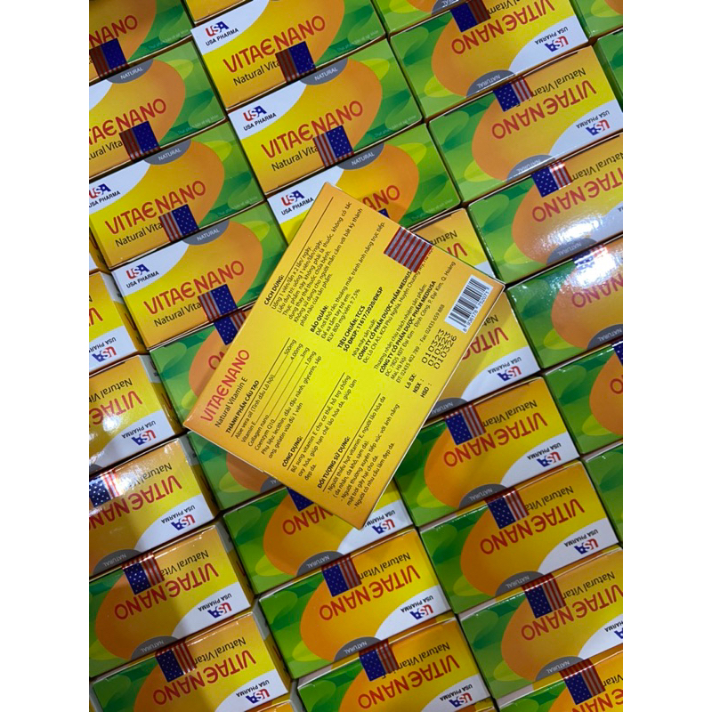 Viên uống đẹp da VITAENANO - Vitamin E chống lão hoá, đẹp da
