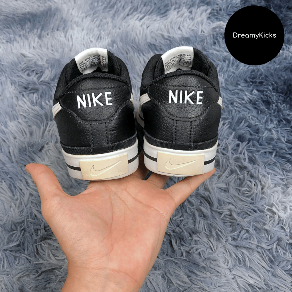 Giày Thể Thao Nike Court Legacy Black White Chính Hãng 100%