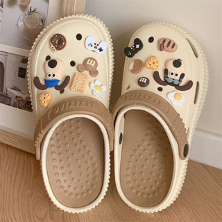 Dép bánh mì, Dép nữ độn đế 4cm đi mưa kiểu dáng unisex mẫu mới 2023